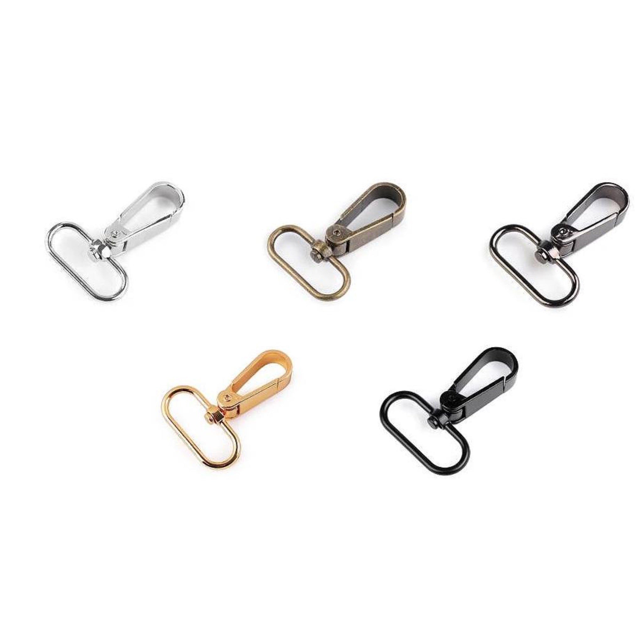 Mousquetons, anneaux et boucles