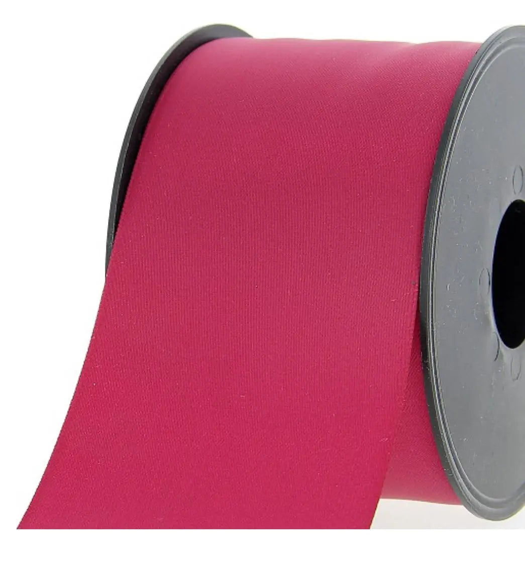 Ruban satin uni 63mm
