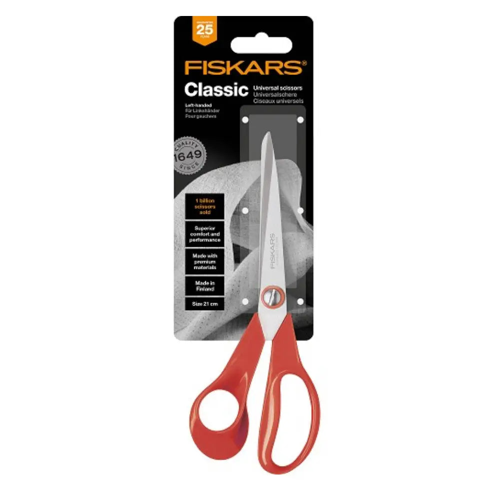 Ciseaux fiskars universel gaucher 21cm