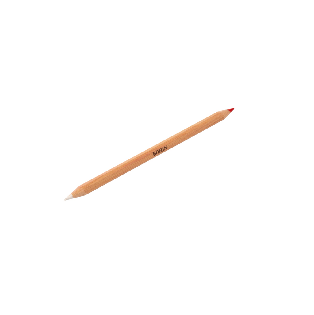 Crayon craie pour tissus Bohin bicolore Ma Mercerie