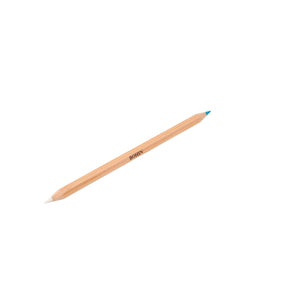 Crayon craie pour tissus Bohin bicolore Ma Mercerie