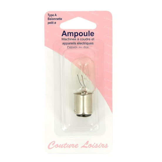 Ampoules pour machines à coudre domestiques