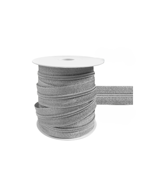 Fermeture spirale Lurex au mètre