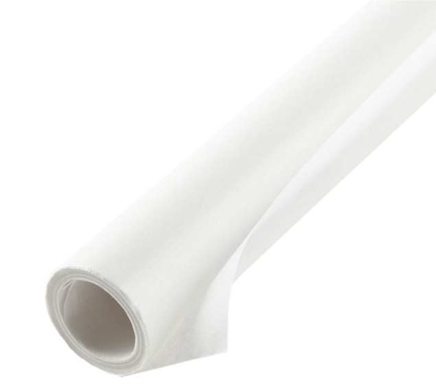 Papier à patron blanc uni rouleau de 10m