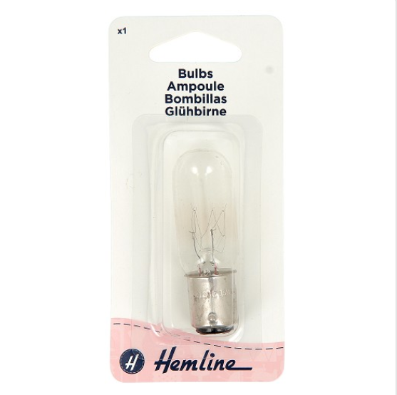 Ampoules pour machines à coudre domestiques