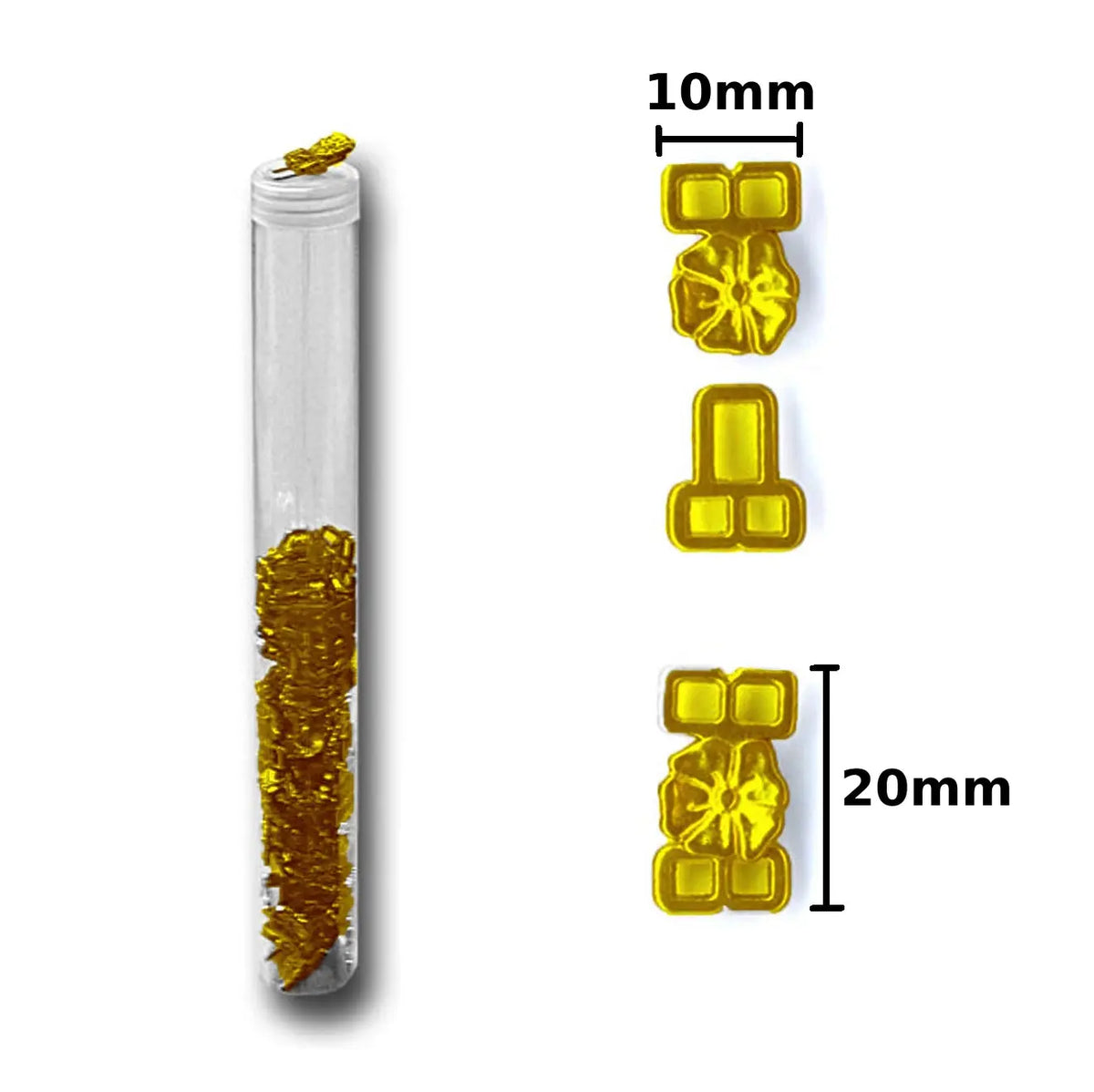 Agrafes déco fleurs