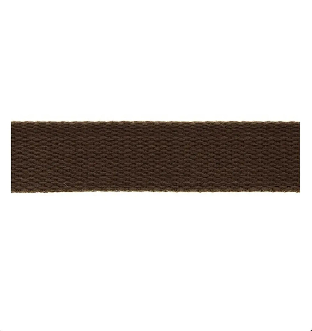Sangle coton 30mm - 15m / Marron