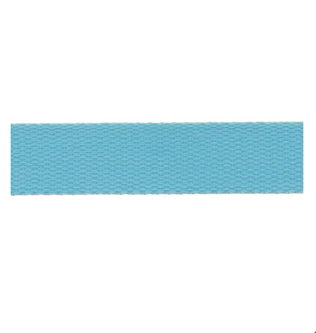 Sangle coton 30mm - 1m / Bleu ciel