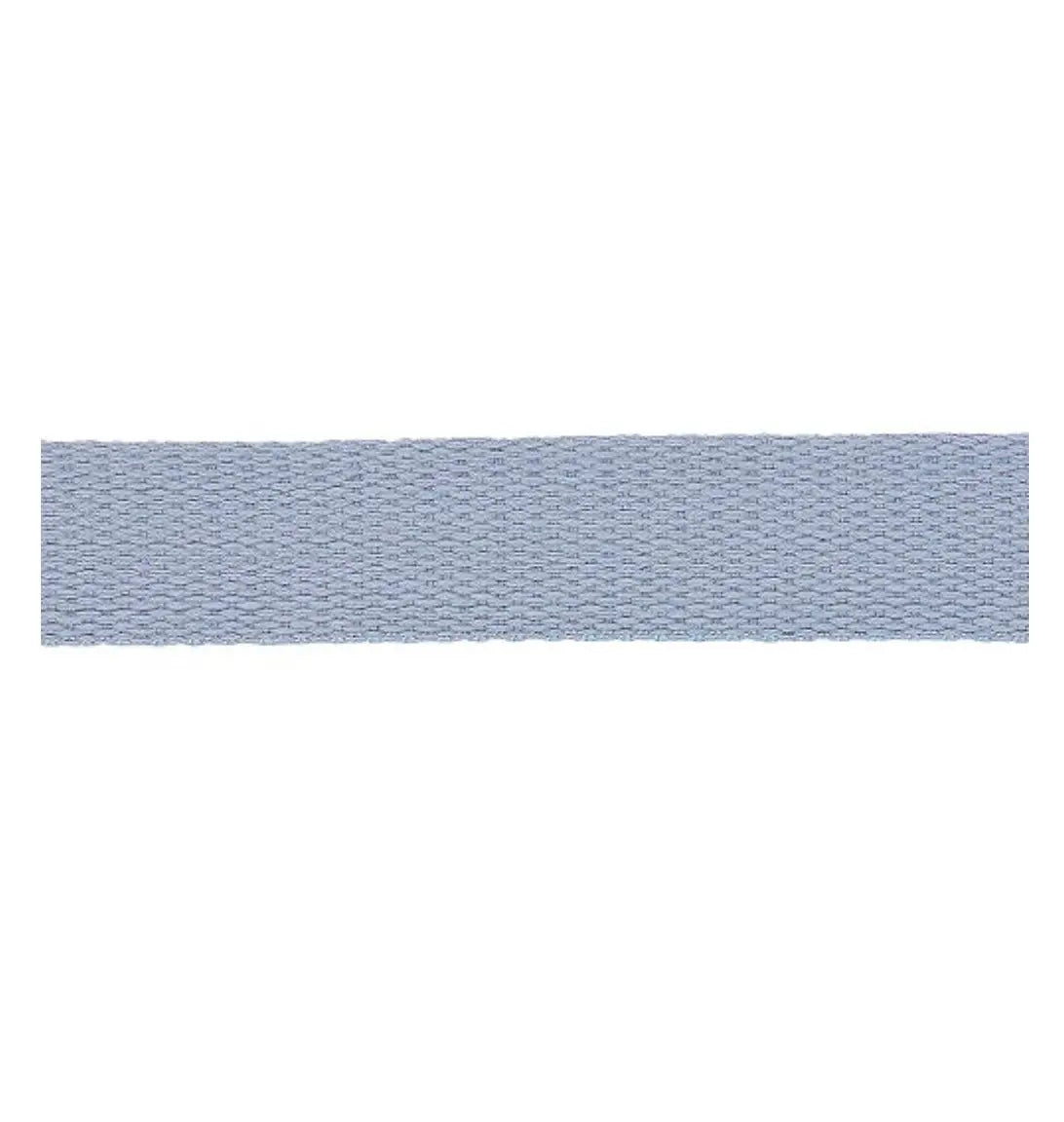 Sangle coton 30mm - 1m / Bleu clair