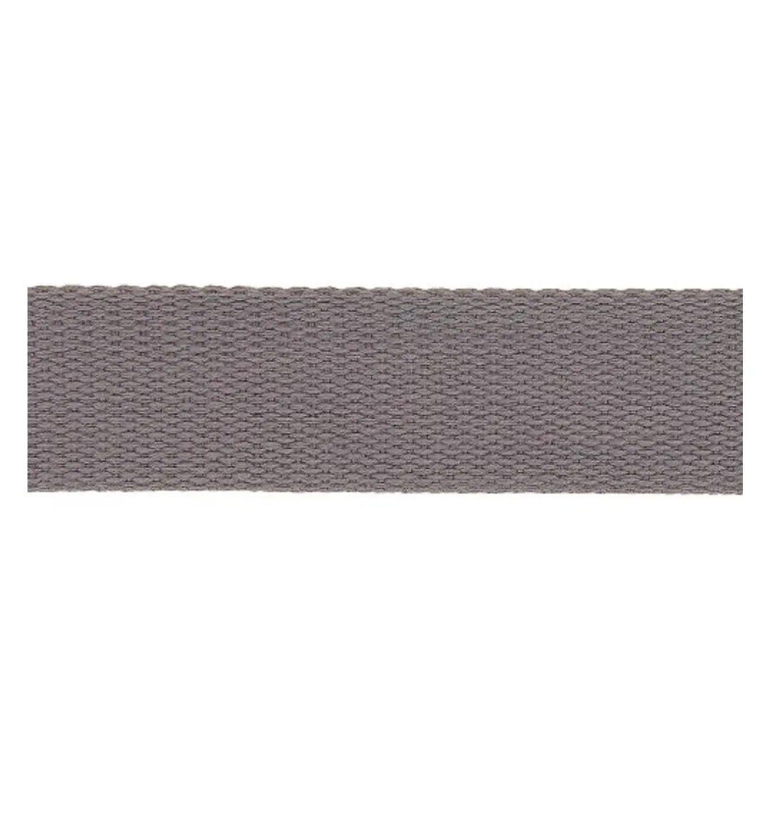 Sangle coton 30mm - 1m / Gris foncé