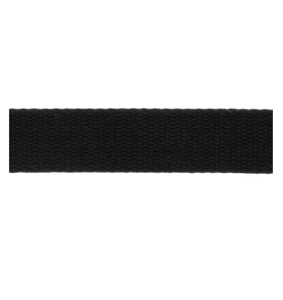 Sangle coton 30mm - 1m / Noir