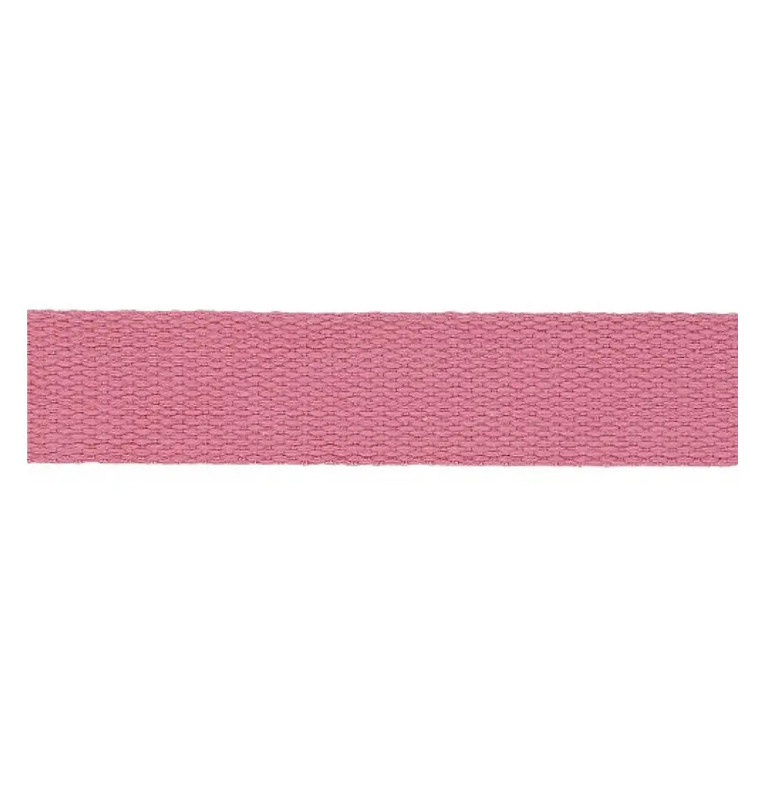 Sangle coton 30mm - 1m / Rose pâle