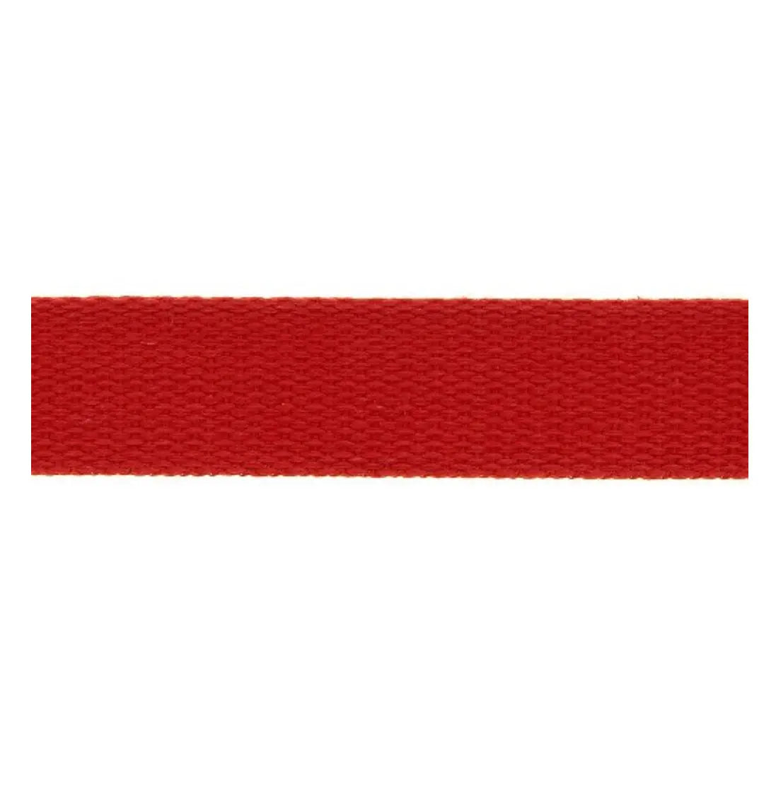 Sangle coton 30mm - 1m / Rouge