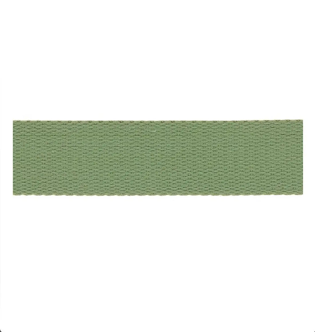 Sangle coton 30mm - 1m / Vert émeraude
